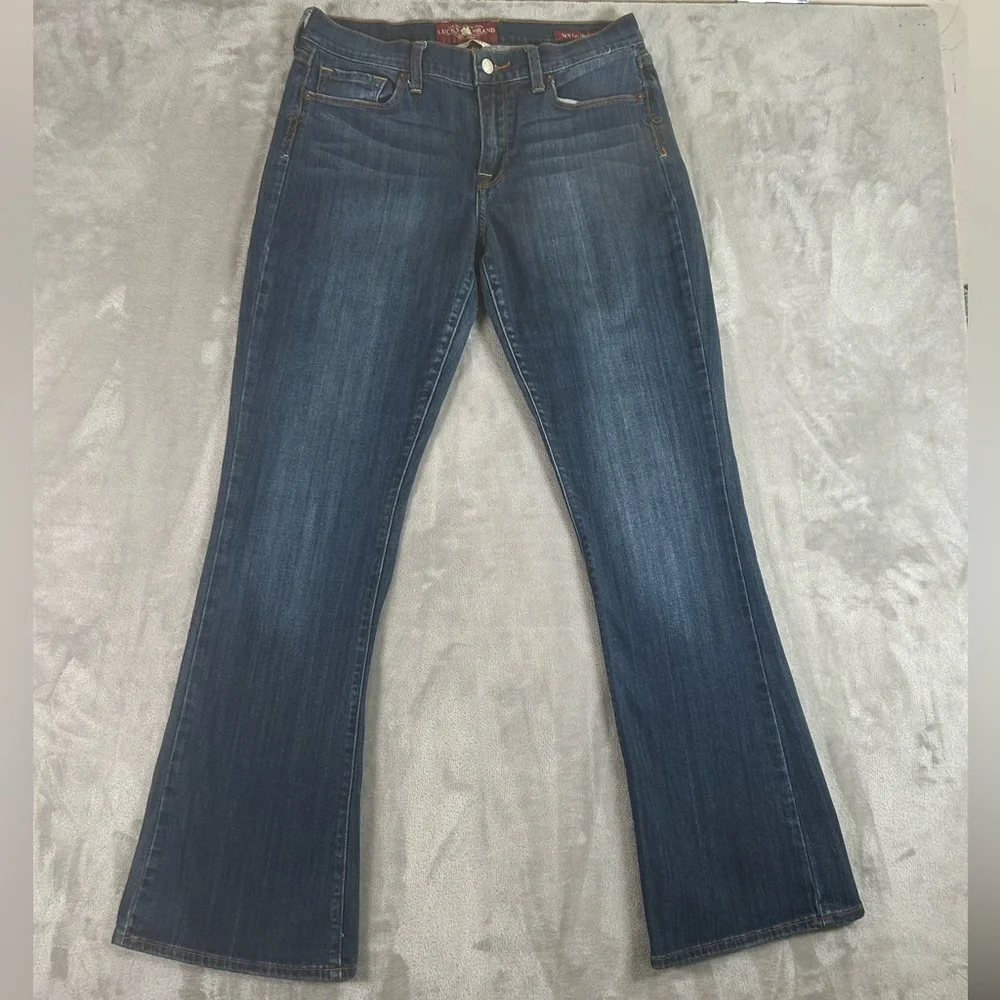Lucky brand jeans Sophia boot cut dark wash - Picture 2 of 12